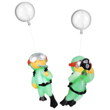 Lot de 2 lampes suspendues pour aquarium, faciles à utiliser et décoratives.