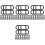 40Pcs Compact Black Silicone Bike Lights Straps for Easy Fixing 5