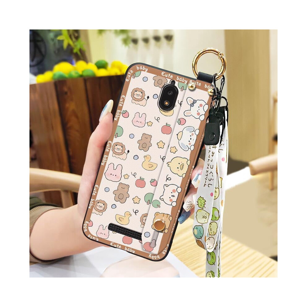 Blu View2/B130dl Phone Case Â Shockproof, Dust-Resistant Silicone Case With Wristband, Ring Stand, Lanyard & Kickstand 9493189696040