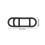 40Pcs Compact Black Silicone Bike Lights Straps for Easy Fixing 10