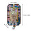 Metal 3D Landmark Refrigerator Magnet Set 4