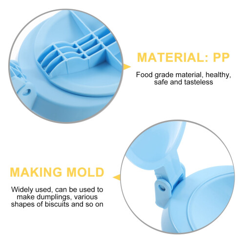ibasenice Professional Dumpling Presser Blue Easy to Use Kitchen Supply 1
