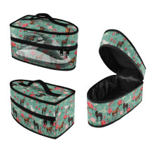 Handheld Travel Steamer Bag Floral Zipper Case