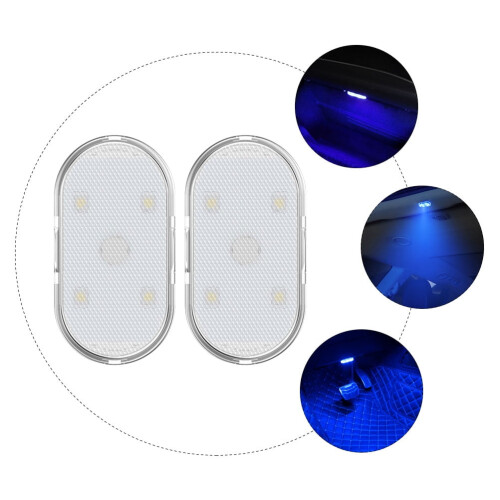 Bil Ambientebelysning Abs1Pair Natlampe Touch Control 2