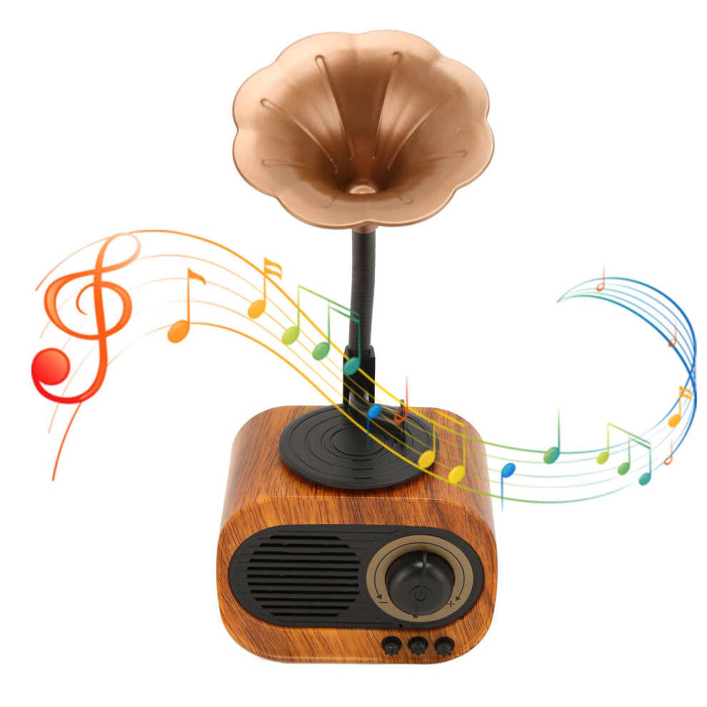 Retro Bluetooth Speaker Phonograph Shape, 1200Mah, Wireless Stereo 8211387600352