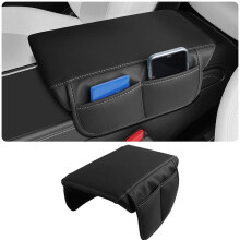 Car Armrest Box Pad Leather Cushion With Storage Function Interior Tuning M