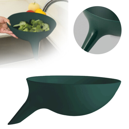 Multifunctional Kitchen Sink Strainer Drainage Basket with Spout, Compatible with Standard Sinks 1