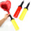 Plastic Balloon Inflator Hand Held Air Pump 6 Pcs 6
