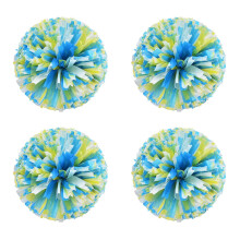 4Pcs Matte Cheerleading Pom Poms Handheld PE Flower Cheer Poms Large 30CM Handheld Performance Props Type 3