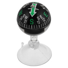 BESTONZON Compact Plastic Dash Mount Navigation Compass for Cars Boats and Outdoor Use