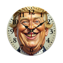 Funny Retro Wall Clock, Non-Ticking Battery-Powered – Compatible with Home, Living Room, Kitchen & Office Decor