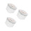 3Pièces Récipient Transparent ABS Grand Volume Pour Poudre Bébé 3