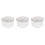 3Pièces Récipient Transparent ABS Grand Volume Pour Poudre Bébé 5