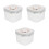 3Pièces Récipient Transparent ABS Grand Volume Pour Poudre Bébé 7