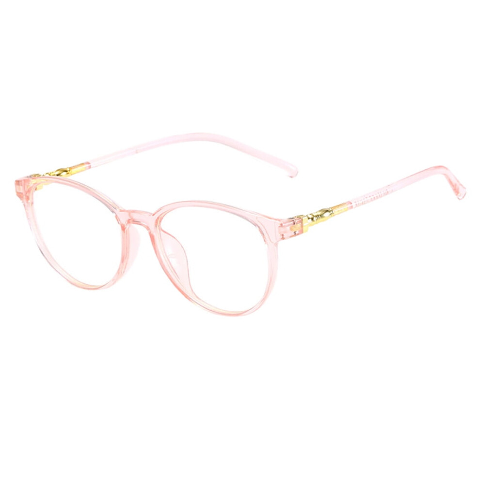Pink Unisex Stylish Square Non-Prescription Eyeglasses Glasses Clear Lens Eyewear (,One Size)