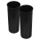Bathroom Water Cup Black Plastic 2Pcs 1