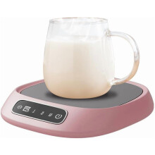 Fast Heating Mug Warmer with 3 Temp Settings & 24H Timer, Auto Shut-off — Compatible with Standard Mugs