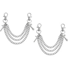 Shoe Charms for Sneaker 1 Pair Silver Alloy Pendant for Various Occasions