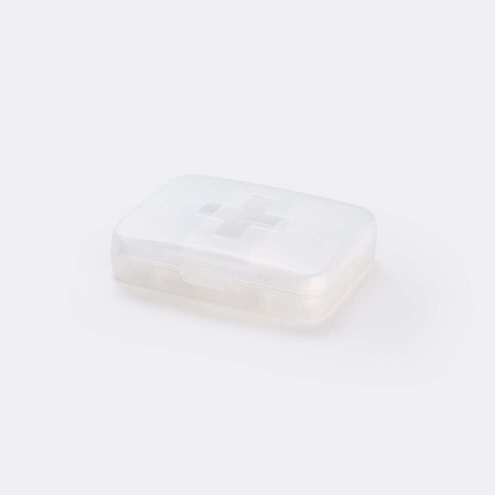 Moisture-Proof Mini Weekly Pill Organizer Box | 6 Compartment Portable Travel Case with Removable Containers for Pills, Jewelry & Small Items