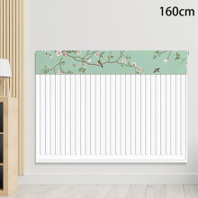 Velvet Radiator Chinese-Style Cover Dust Protection Solution Breathable Textile Elegant Home Decor Soft Velvet Material 160cm