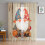 Sheer Curtains Wood Texture Gnomes Pattern 52x96 Inch 2 3