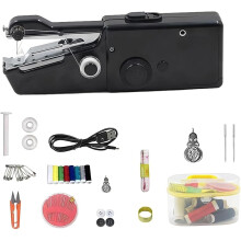 Pureutil Mini Handheld Sewing Machine – Cordless, Portable, Ready-to-Sew; Compatible with Home DIY & Small Stitching