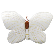 White Bow Shaped Pillow,Soft Throw Pillows Aesthetic Decorative Pillows for Bed Sofa Couch Home Decor,33*24*4CM