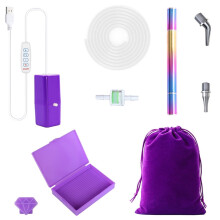 Electric Vacuum Diamond Paint Pen Purple with 3 Suction