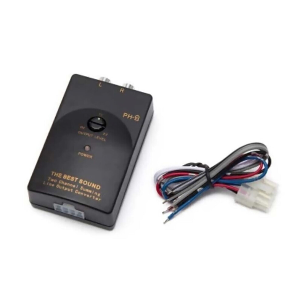 Car Stereo Audio RCA Speaker Hi-Low Converter Amplifier High to Low Adapter Line Output Converter-image-OPC-PSD5V6M-NEW
