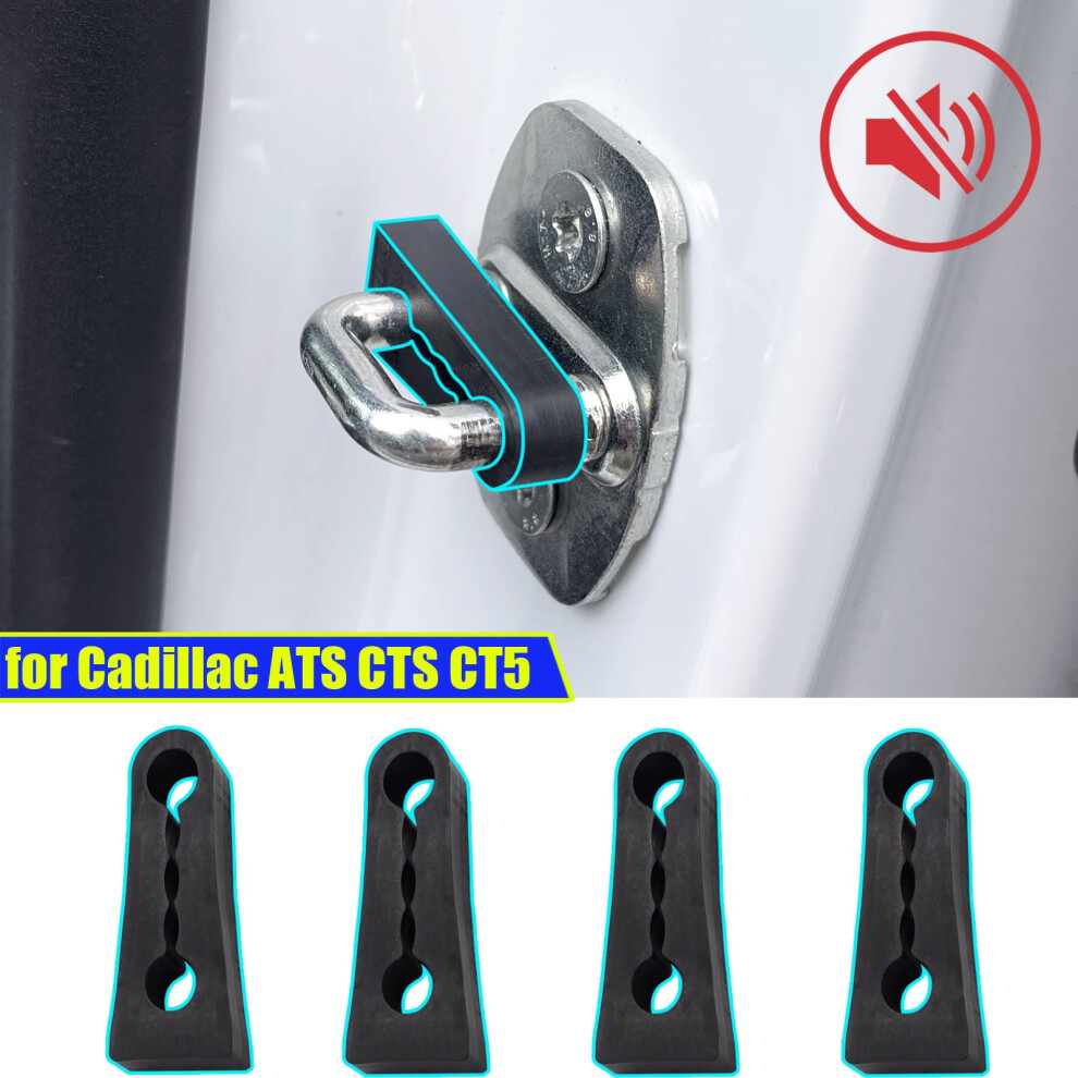 Door Lock Buffer Damper For Cadillac Ats Cts Ct4 Ct5 Soundproof Quiet Isolation 9464372745395
