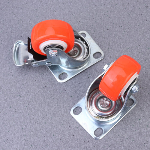Rodas para Carrinhos, Metal Reforçado, 4 Peças, 2 Polegadas 2