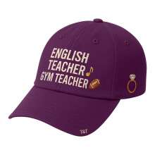 English Teacher Gym Teacher Appreciation Celebration Hat for Educators Fun Party Event Novelty Gift