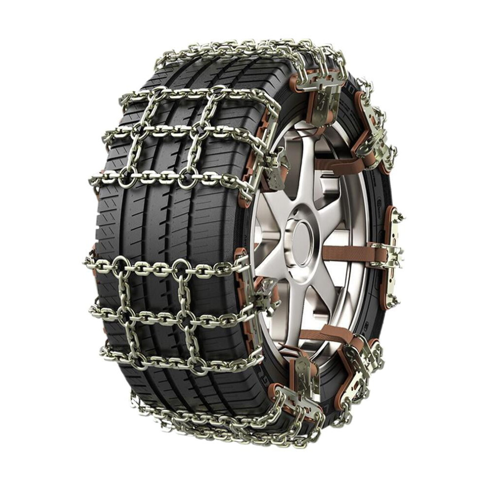 Zoubaoq Snow Auto Tire Snow Chains Auto Tire Skid Chain Snow D Sand Metal Skid Chain Skid 195 Suv 285Mm Chain Tires Car H3r5 9464372743162