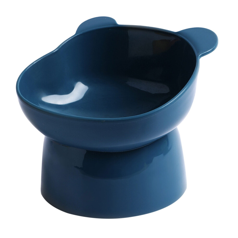 Elevated Ceramic Dog & Cat Bowl – Slow Feeder, High-Neck Water/Food Bowl, Compatible with Large Breeds