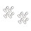 8Pcs Lightweight Silver Snap Hooks with Swivel for Bag Strap Adjust 6