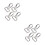 8Pcs Lightweight Silver Snap Hooks with Swivel for Bag Strap Adjust 9