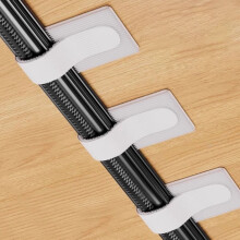Attaches de câbles réutilisables à scratch, lot de 10 – Sangles ajustables pour câbles, fils et écouteurs – Maison/Bureau/Centre de données