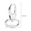 8Pcs Lightweight Silver Snap Hooks with Swivel for Bag Strap Adjust 10