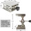 Lab Jack Scissor Stand 4" x 4" Adjustable 1.7–6" 5 kg 2