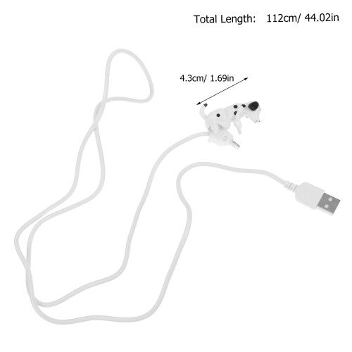 1Câble De Chargement Drôle Chien Robuste USB 2