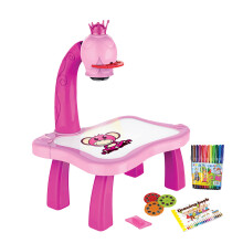 Bureau projecteur intelligent pour enfant avec jouet de peinture et d'apprentissage musical 5ML
