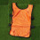 6Stk Orange Trainingsweste Fußball Polyester Kinder 3