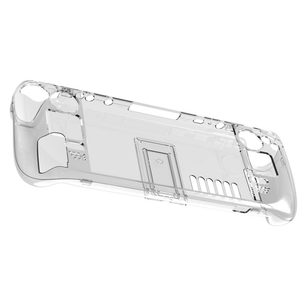 Crystal Clear Pc Hard Shell Case For Steam Deck, Stable Upright Design For Hands Free Gaming Experience 9327961877191