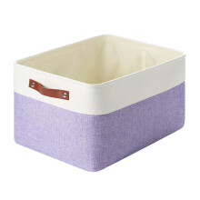 Large Purple Storage Box, Thickened Wardrobe Organizer for Clothes, Toys, and Snacks, Foldable Household Storage Solution with Stylish Design