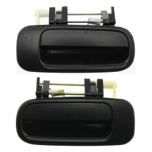 Exterior Car Door Handles (2pcs, Black, No Key Hole) Compatible with Toyota Camry 1992–1996