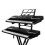 Electronic Piano Stand Adjustable Stable Keyboard Rack 2