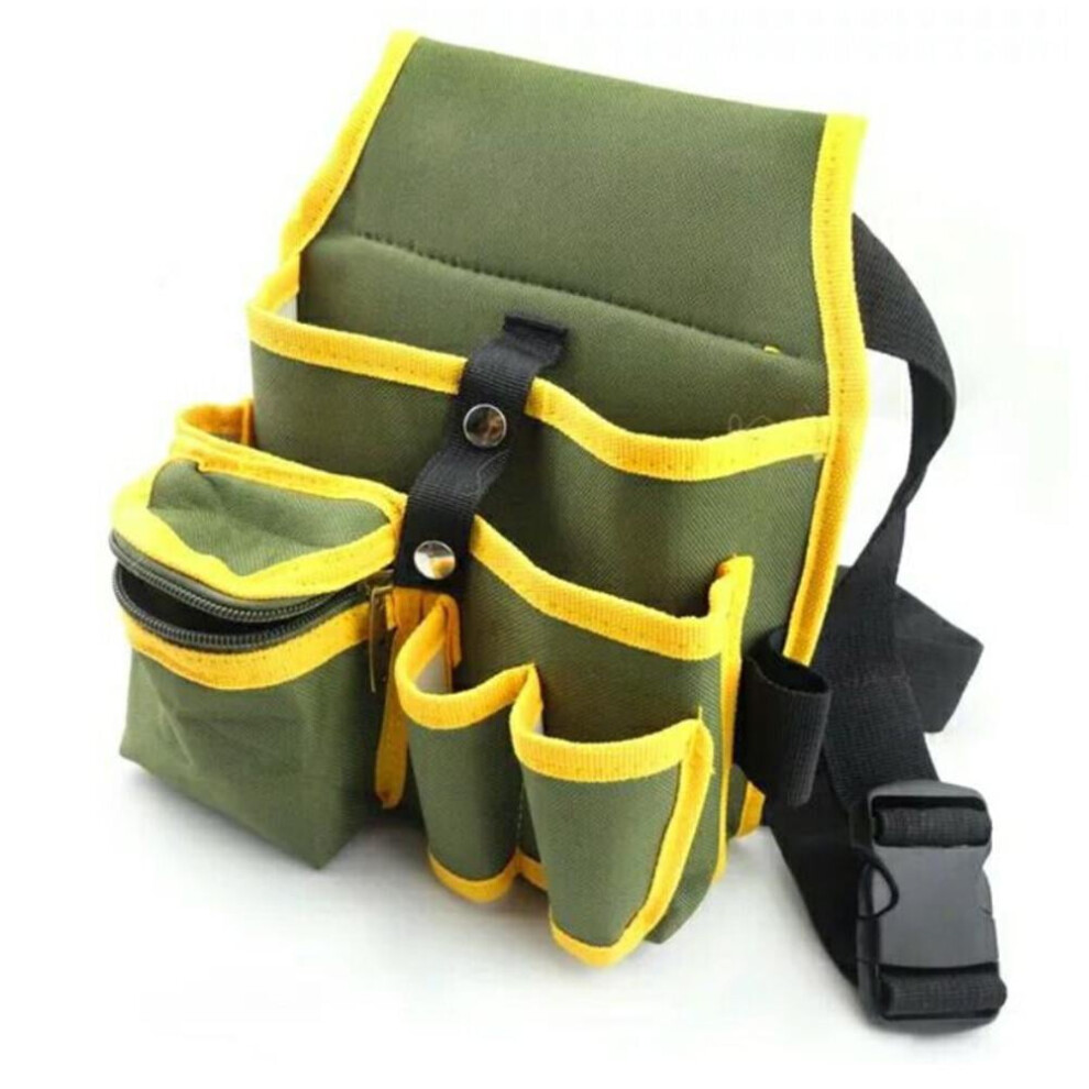 Adjustable Electrician Tool Belt Waist Bag, Heavy-Duty Canvas Work Pouch Â Compatible With Electrician Tools 9464372744404