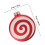 Christmas Tree Pendant Decorations White Plastic 4Pcs 5