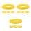 12St Gele Rubber Bufferringen Auto Schokabsorbering Rubberen Demping 8