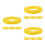 12St Gele Rubber Bufferringen Auto Schokabsorbering Rubberen Demping 9